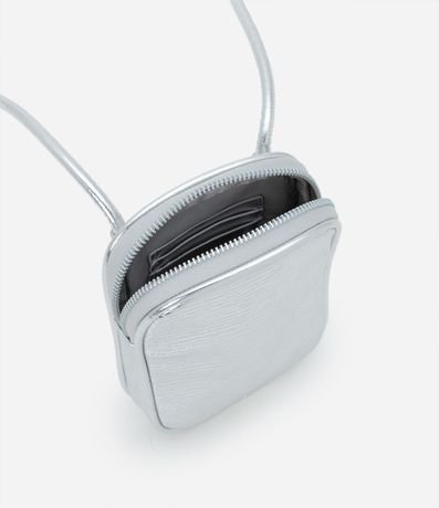 Bolso Porta Celular Pequeno Texturizada con Correa Tubular 4