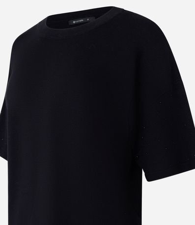 Blusa en Punto con Brillos de Strass en la Manga 6