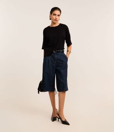 Blusa en Punto con Brillos de Strass en la Manga 2