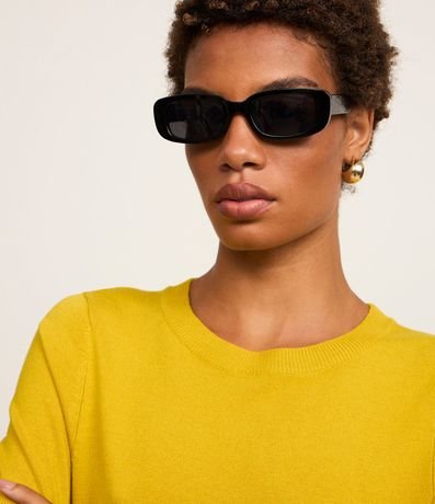Blusa Básica de Punto con Cuello Redondo 5