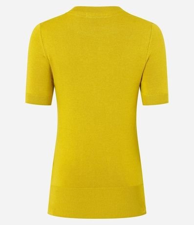 Blusa Básica de Punto con Cuello Redondo 8