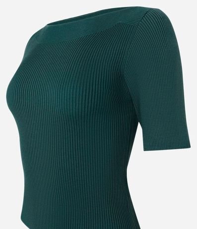 Blusa Básica de Punto con Escote Bote 2