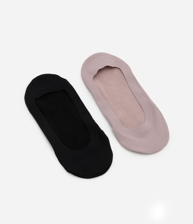 Kit 02 Medias Invisibles en Algodón