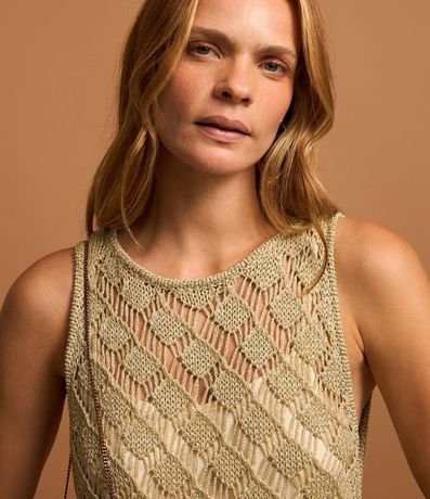 Vestido Midi de Punto con Detalles Texturizados 4