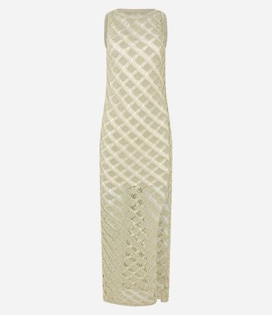 Vestido Midi de Punto con Detalles Texturizados 7