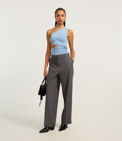 Pantalón Recto Sastrería con Bolsillos