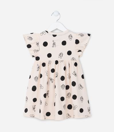 Vestido Infantil de Lunares con Estampa Amigos Disney - Talle 1 a 5 años 2