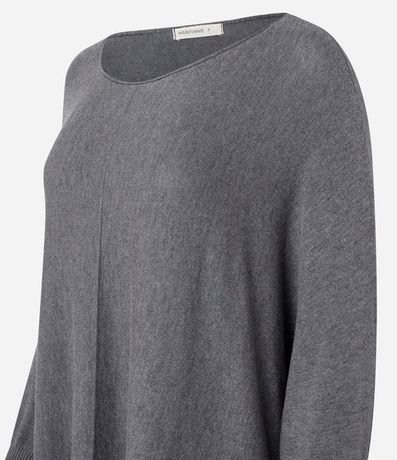 Suéter en Tricot con Escote Canoa 6