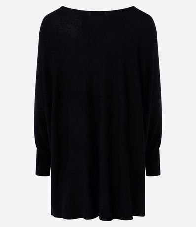 Suéter en Tricot con Escote Canoa 6