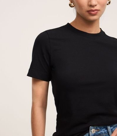 Blusa en Rib con Cuello Redondo 3