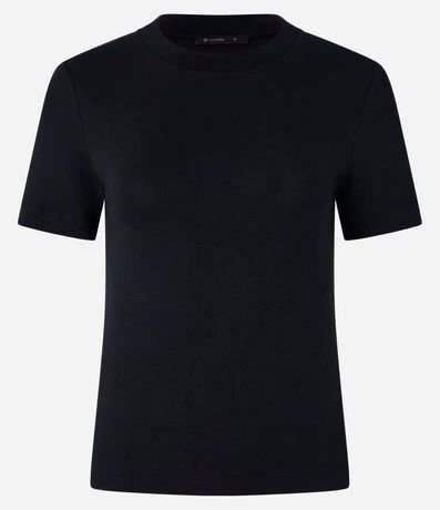 Blusa en Rib con Cuello Redondo 6