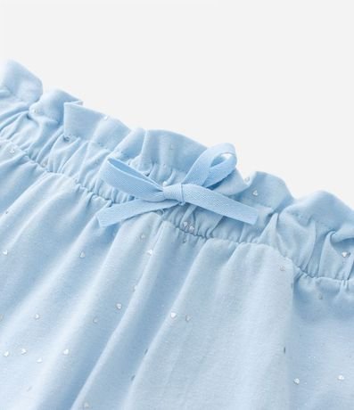 Short Clochard Infantil con Purpurina Holográfico - Talle 5 a 14 años 5