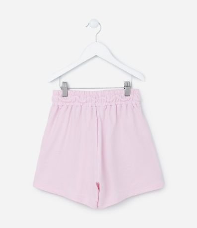 Short Clochard Infantil en Algodón con Flores Bold y Lentejuelas - Talle 5 a 14 años 2