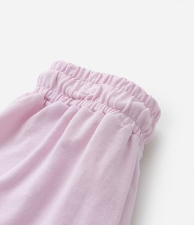 Short Clochard Infantil en Algodón con Flores Bold y Lentejuelas - Talle 5 a 14 años 4