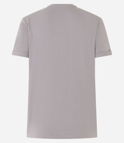 Remera en Media Malla con Manga Corta Doblada 7