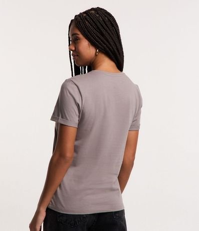 Remera en Media Malla con Manga Corta Doblada 3