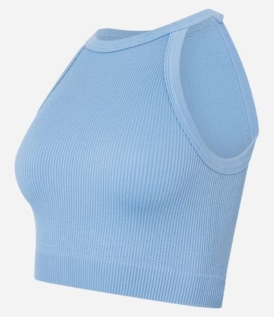 Blusa Cropped sin Manga con Escote Halter 5