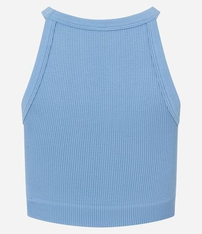 Blusa Cropped sin Manga con Escote Halter 6