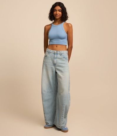 Blusa Cropped sin Manga con Escote Halter 2