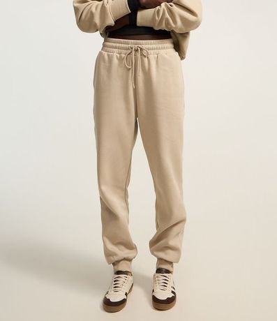 Pantalón Jogger en Algodón con Forro Fleece 2