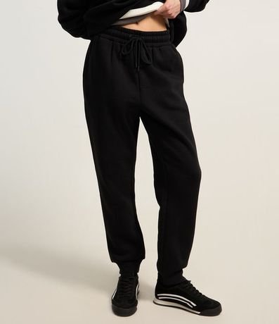 Pantalón Jogger en Algodón con Forro Fleece 2