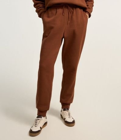 Pantalón Jogger en Algodón con Forro Fleece 2