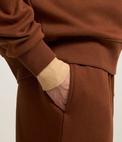 Pantalón Jogger en Algodón con Forro Fleece 4