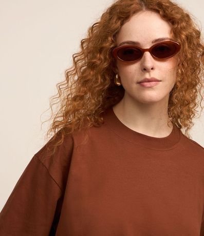 Blusa Cropped Oversized en Media Malla 4