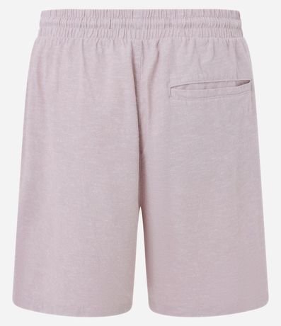 Bermuda en Algodón con Cintura Elástica y Textura 6