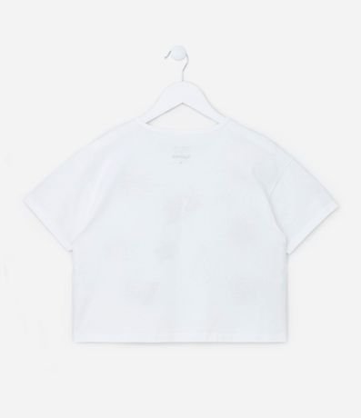 Remera Cropped con Estampa de Garabatos - Talle 5 a 14 años 2