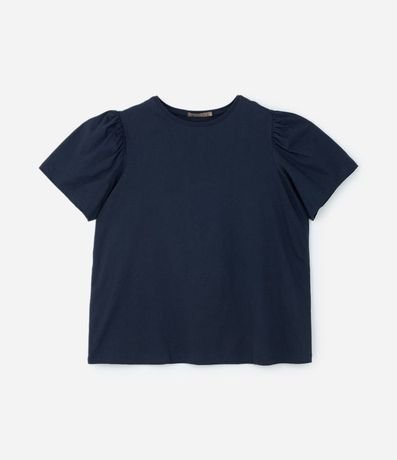 Blusa en Algodón con Manga Abullonada Curve & Plus Size 5