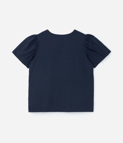Blusa en Algodón con Manga Abullonada Curve & Plus Size 6
