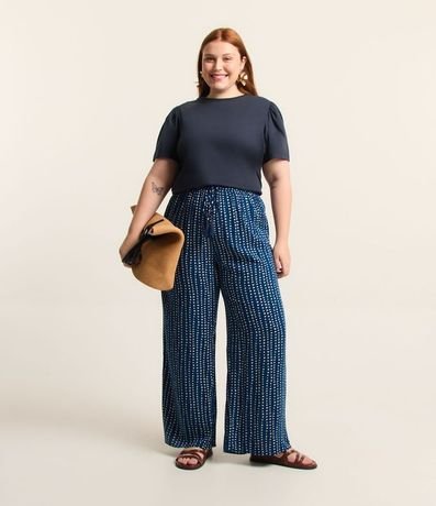 Blusa en Algodón con Manga Abullonada Curve & Plus Size 2