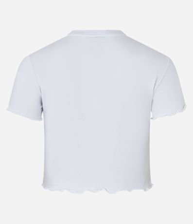 Blusa Baby Look en Algodón con Estampa Perrito 6