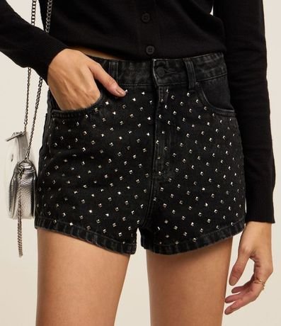 Cardigan Corto en Punto con Botones 3