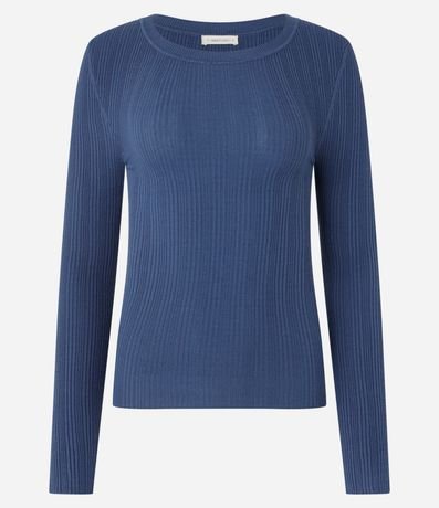 Sueter Básico de Punto Acanalado 5