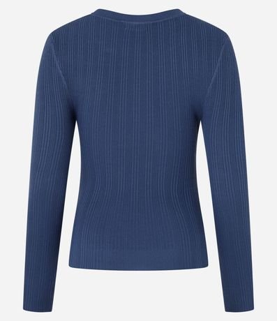 Sueter Básico de Punto Acanalado 7