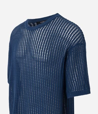 Remera Relaxed de Punto Abierto 5