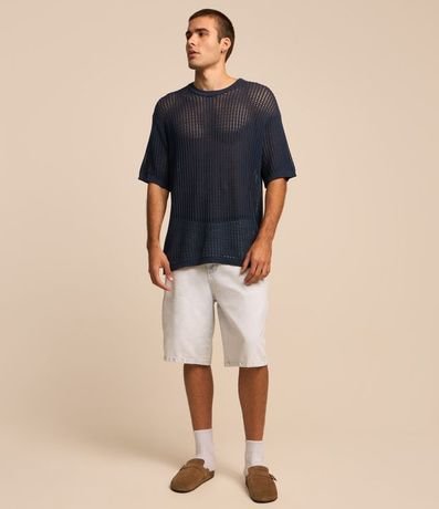 Remera Relaxed de Punto Abierto 2