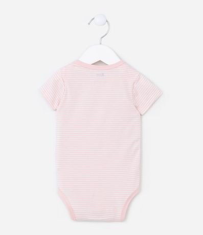 Body Infantil en Cotton con Estampa Coneja - Talle 0 a 18 meses 2