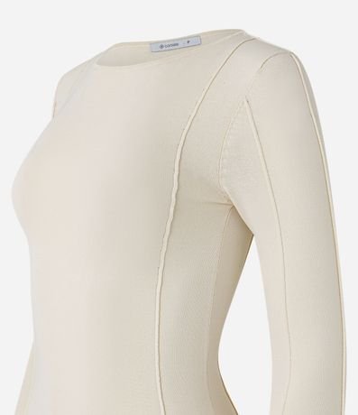 Suéter en Tricot con Frisos Delanteros 6