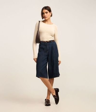 Suéter en Tricot con Frisos Delanteros 2