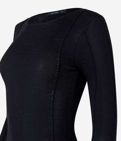 Suéter en Tricot con Frisos Delanteros 6