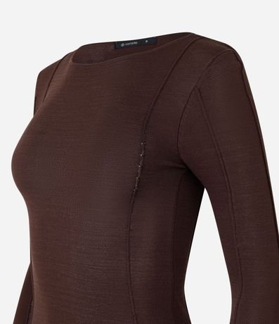 Suéter en Tricot con Frisos Delanteros 6