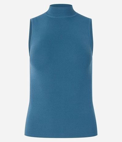 Blusa en Punto Leve con Cuello y Textura Acanalada 5