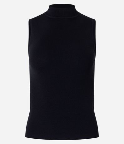 Blusa en Punto Leve con Cuello y Textura Acanalada 6