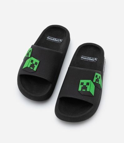Sandalia Slide Infantil con Patch Minecraft - Talle 27 al 34 4