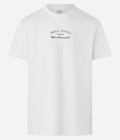 Remera en Algodón con Estampa Trattoria 5