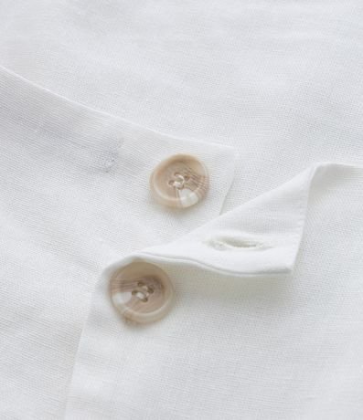 Musculosa Cropped en Viscosa y Lino con Breteles Fruncidos Curve & Plus Size 7