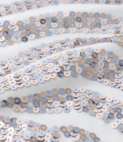 Blusa en Algodón con Lentejuelas Cebra Bordados Curve & Plus Size 6